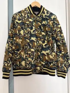 【値下げ】 LEFLAH　カモフラージュ ボンバージャケット Lのサムネイル