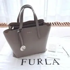 【むらさき様専用】FURLA サリー トートバッグ グレージュ