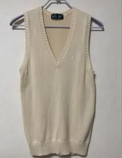 イーストボーイ　ベスト　ベージュ　アイボリー　11号　綿