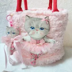 バレーリーナルミちゃんレースフリルトートバッグ　コヤンイサムチョン　ローズボア