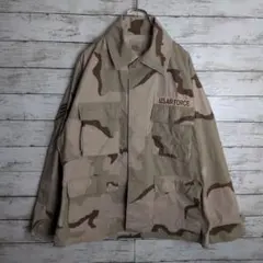 US AIR FORCE 90s 3C デザートカモ ミリタリージャケット 米軍のサムネイル