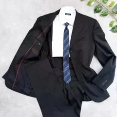 COMME CA DU MODE MEN　セットアップ　ナイロンツイル　光沢　黒