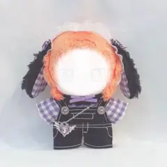 黒うさぎセット(紫) ぬい服 ぬいぐるみ服 いつぬい デビル ハロウィン