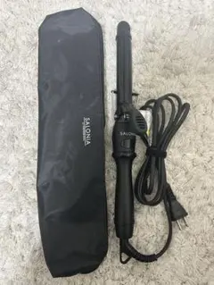 SALONIA カールヘアアイロン ブラック25mm