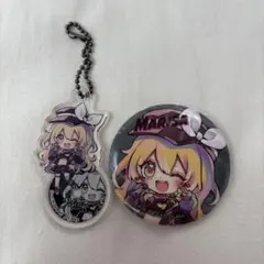 Marisa アクリルキーホルダー 缶バッジ 2点セット