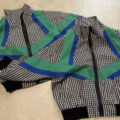 ナイロンジャケット チェック柄　ストライ90 100