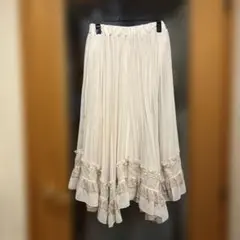 限定セール axes femme アクシーズファム アイボリー フリルキュロット