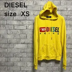 【DIESEL】ディーゼル パーカー 長袖 XSサイズ お洒落 美品
