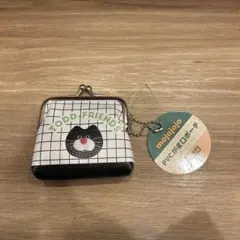 【ゆ様専用】mojojojo モジョジョジョ PVCがま口ポーチ 黒 ねこ