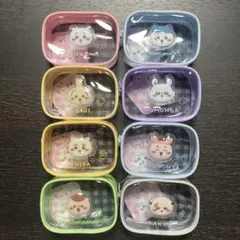 ちいかわ　ぷっくりクリアミニポーチ　全8種コンプリート