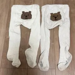 baby GAP くまタイツ　くまたいつ　12-24m