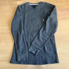 【Polo Ralph Lauren】 長袖ワッフルTシ ャツグレーSのサムネイル