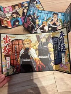 鬼滅の刃 キャラクター折りたたみ屏風3枚セット