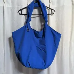 SALON Adam et Rope ナイロントートバッグ ブルー 大容量のサムネイル