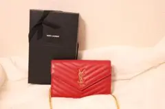 SAINT LAURENT サンローラン　チェーンウォレットバッグ