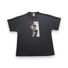 マリオ スカーフェイス パロディ ビンテージ Tシャツ 黒 XL デルタ 00sのサムネイル