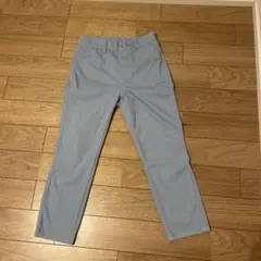 UNIQLO ブルー　ストレートパンツ デニム　M ユニクロ　ストレッチ