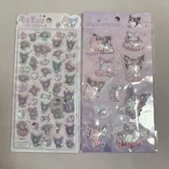 【正規品】うるちゅるポップシール マイメロ　クロミ　サンリオ　シェイカーシール