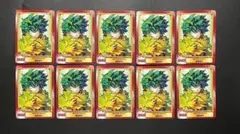 10枚 僕のヒーローアカデミア 38巻 特典 SCFカード 緑谷出久 デク