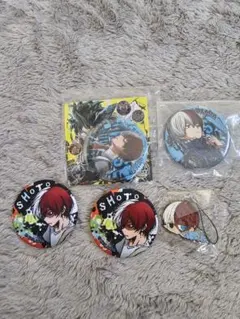 轟焦凍　僕のヒーローアカデミア　ヒロアカ　缶バッジ　　シルキー　原作缶バッジ