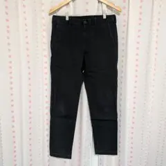ユニクロ スリムフィットチノ ブラック ウエスト73cm