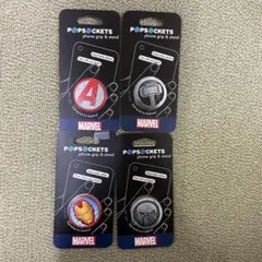 マーベル スマホグリップ 4個セット