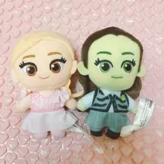 ウィキッド　永遠の約束 グリンダ エルファバ マスコット ぬいぐるみ
