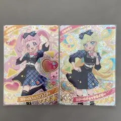 ラ*餡様 ひみつのアイプリ スクールチェックネイビー スマホRカード ひまり み