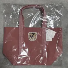 【新品未開封】フェイラーオールドテディワッペントートバッグ　ピンク L