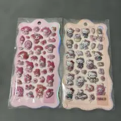 ボンボンドロップシール マイメロ キティちゃん