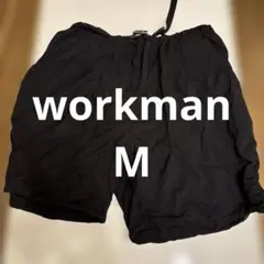 ブラックショートパンツ Mサイズ　ワークマン　フィールドコア　メンズ