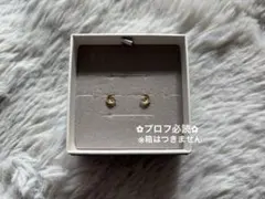 ツツミ TSUTSUMI K10イエローゴールドダイヤモンド 三日月 ピアス