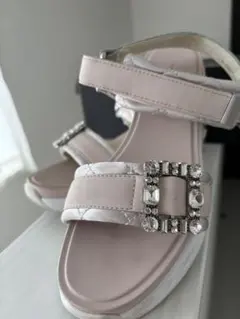 +diana ダイアナ ビジューバックル付きエアクッションスポサン