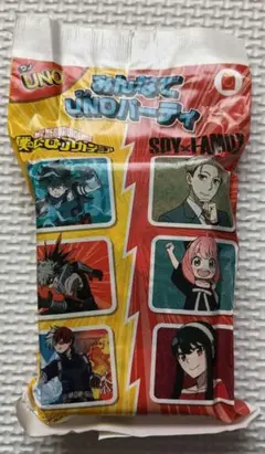 マクドナルド ハッピーセット みんなでUNOパーティ第1弾ウノフリップ　アーニャ