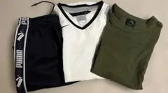 男の子夏服 まとめ売り3点セット130サイズ