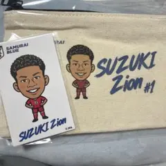 サッカー日本代表 鈴木彩艶 ポーチ ステッカー モバガチャ第3弾