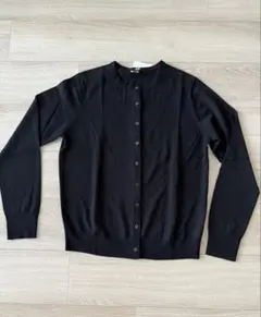 UNIQLO エクストラファインメリノウール カーディガン Lサイズ ブラック