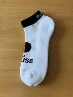 the HOUSE ロゴ ショートソックス ホワイト