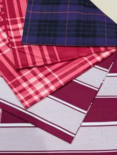 A1003 プリント柄 100cm×50cm　コットン100% 4枚組