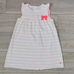 プチバトー　ボーダー　ワンピース　3ans 95cm
