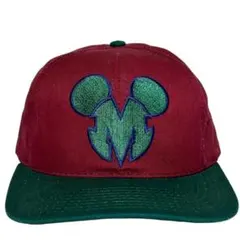 【90s】USA製　DISNEY　ディズニー ミッキー　Mロゴ　キャップ