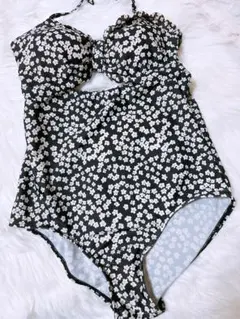 FREEDOMフラワープリント　ワンピース水着