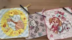 キャラクター ループ付タオル 3点セット