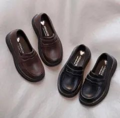 【新品未使用】黒 フォーマルシューズ ローファー キッズ