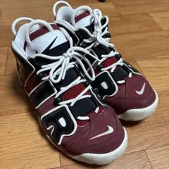 NIKE AIR MORE UPTEMPO バーガンディ スニーカーのサムネイル