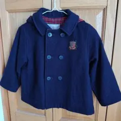 familiarファミリアコート110cm紺色