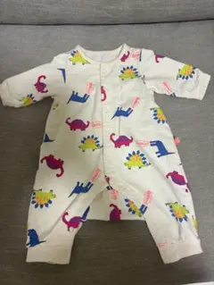BREEZE 恐竜柄ロンパース サイズ60 長袖