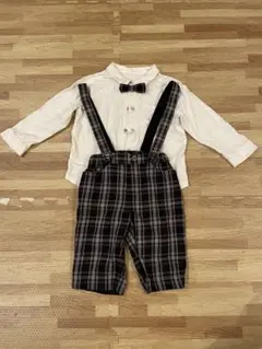 フォーマル 子供服 蝶ネクタイ サスペンダー付き