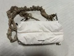 トポロジーボトルサコッシュ★オフホワイト★バンジーストラップ付