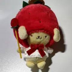 ポムポムプリン マスコットホルダー いちごの王様 いちごのお家 限定